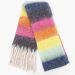 Rainbow Stripes Scarf